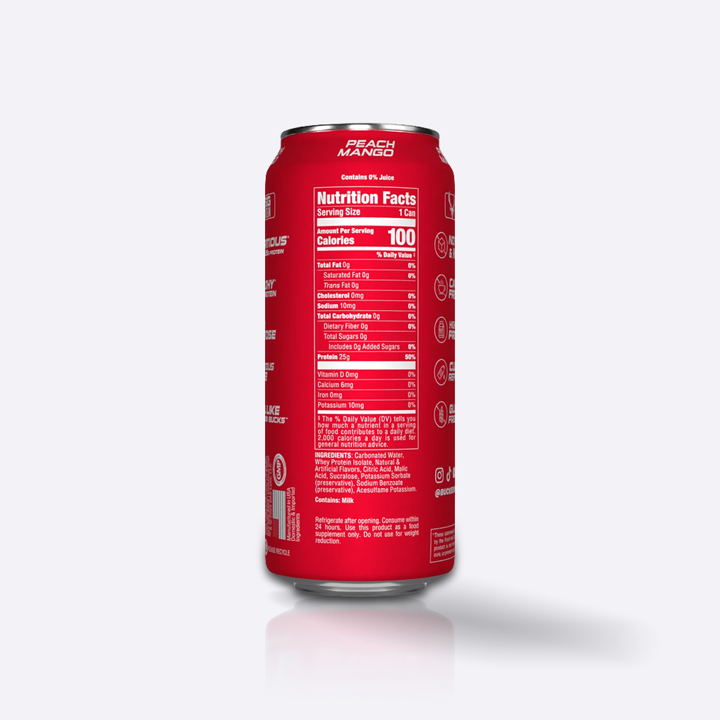 Bebida de Proteína | Bucked Up Ligeramente Carbonatada
